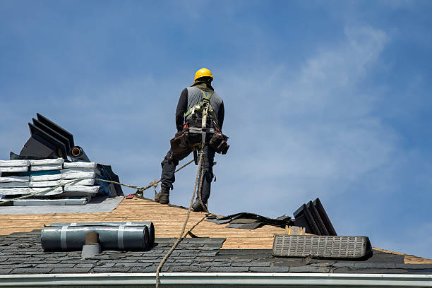 Professional Emergency Roof Repair technician working in Bloomingdale, IL